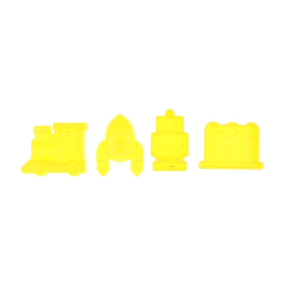 Pack Of 10  Colored Sea-Land-Air Transportation Sand Molds For