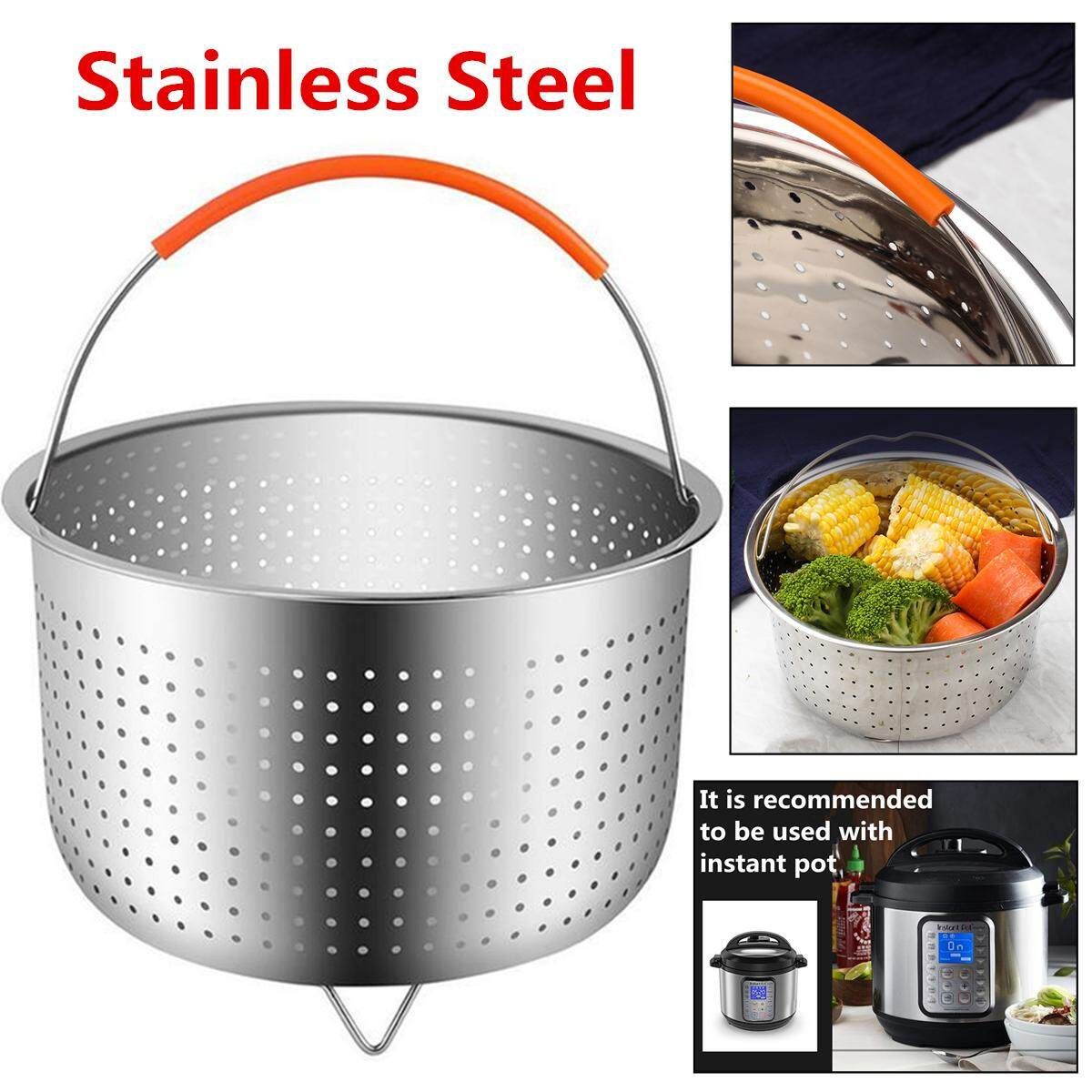Basket For Instant Pot Accessories 6/8 Qt - Stainless Steel Steam Instant Pot