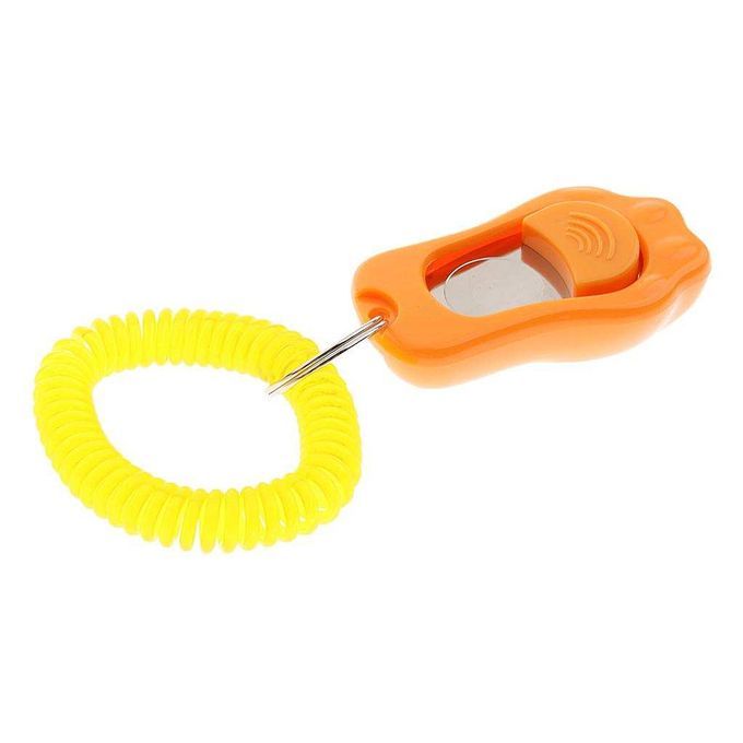 Set Of 2 Pcs Dog And Puppy Trainer Clickers, Sound Maker Orange