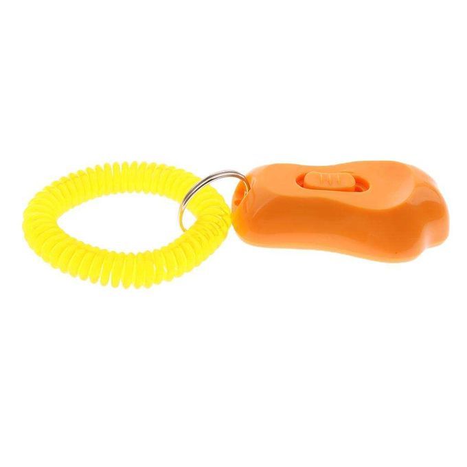 Set Of 2 Pcs Dog And Puppy Trainer Clickers, Sound Maker Orange