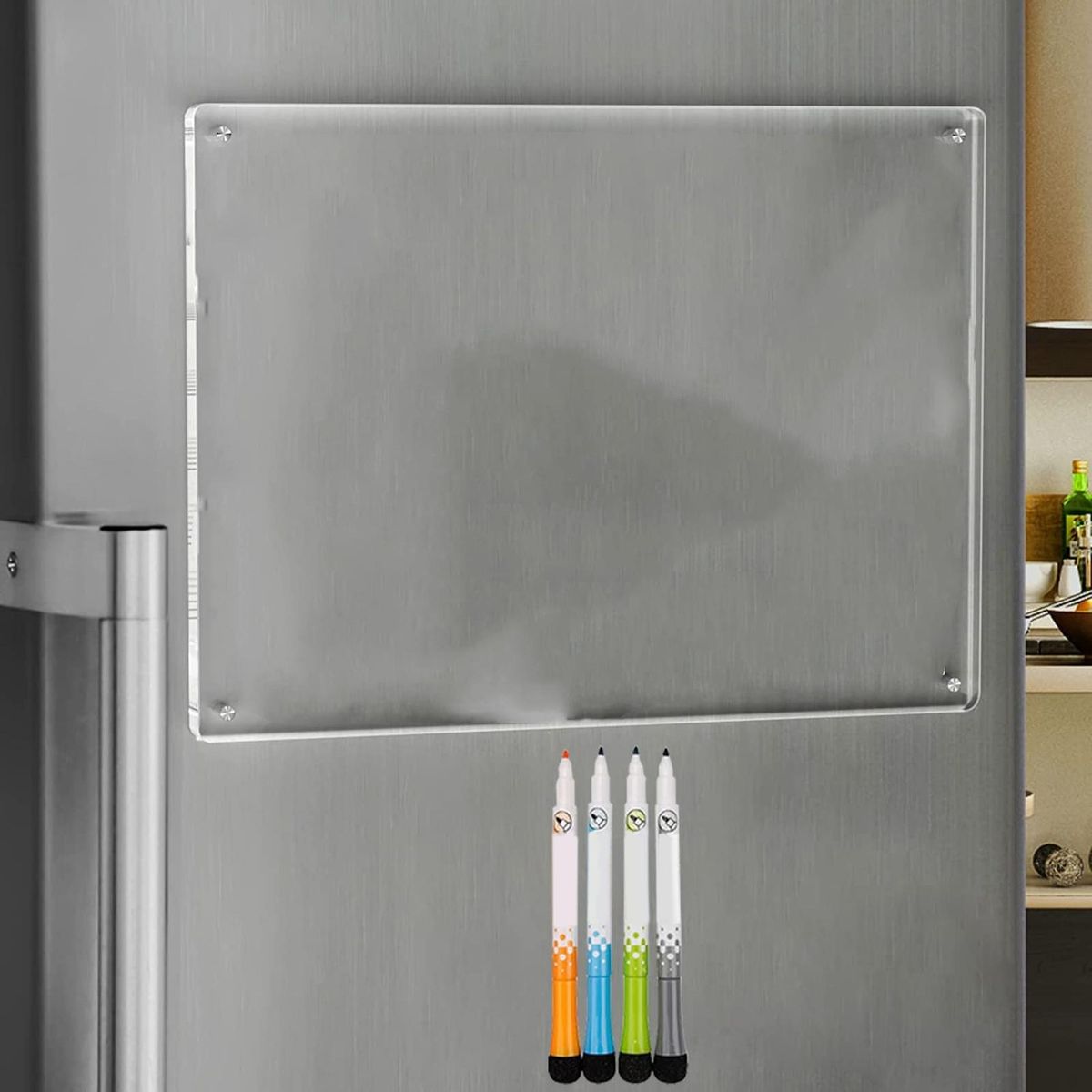 Refrigerator Memo Acrylic Monthly Clear Fridge Calendar