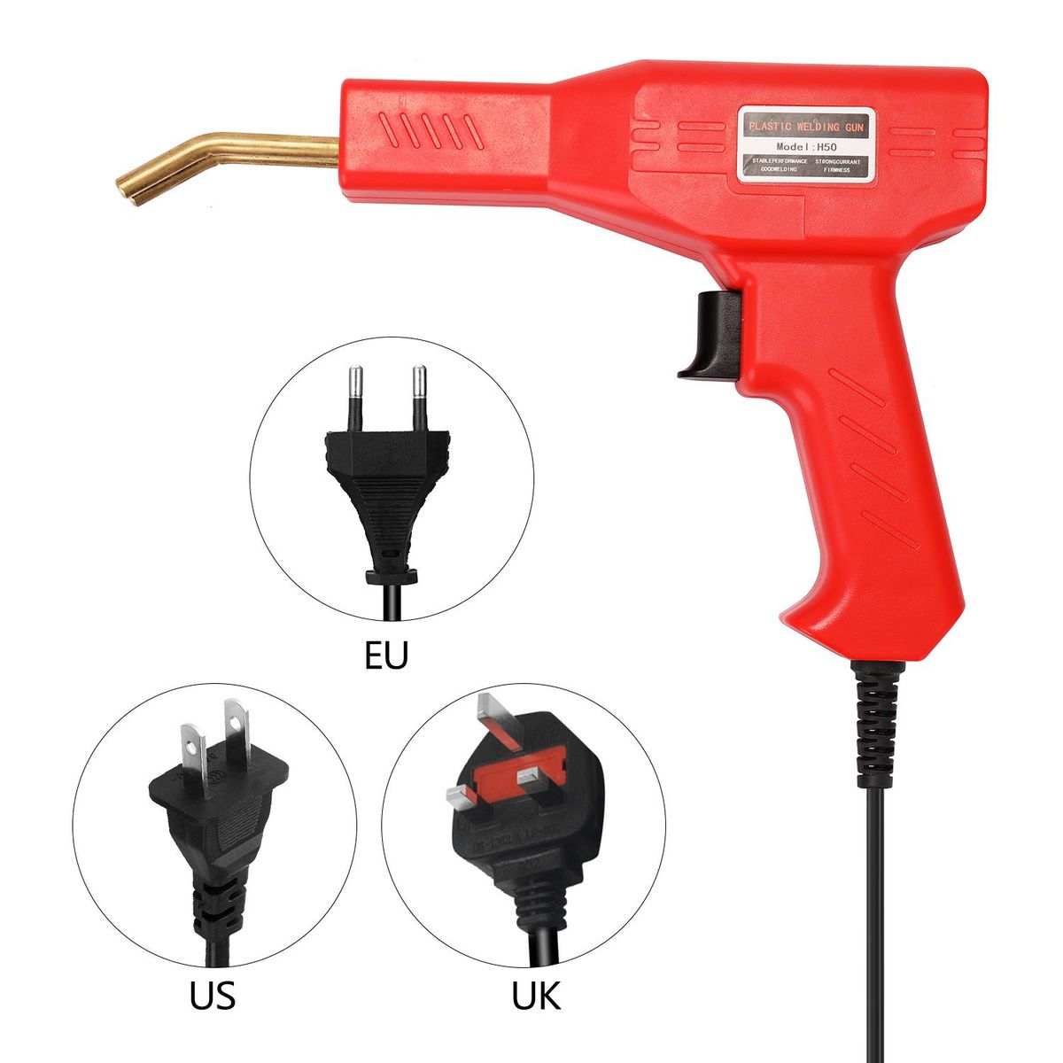 Handy Plastics Welders Garage Tools Hot Staplers Machine Staple PVC Repairing Machine Car Bumper Repairing Stapler Welding Tool