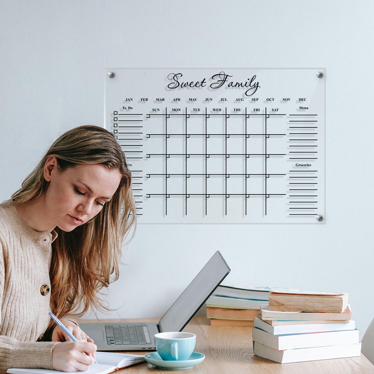 1 Set Note Board Easy Installation Notepad Board