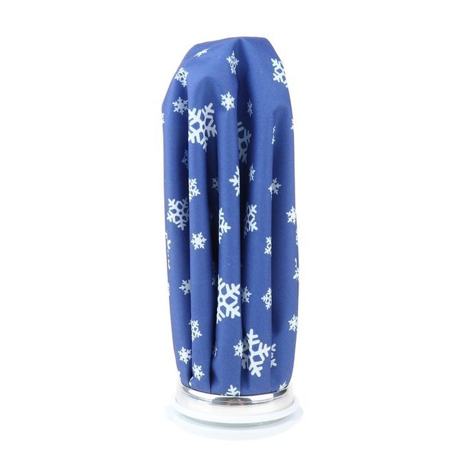 4 Pieces Blue Reusable Ice Bag Cold Hot Water Pack For Injuries 6 Inch