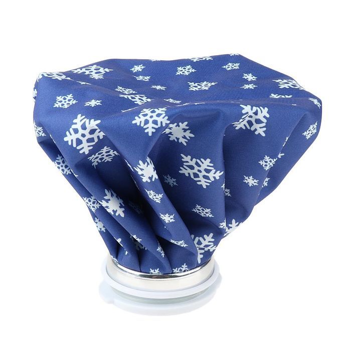 4 Pieces Blue Reusable Ice Bag Cold Hot Water Pack For Injuries 6 Inch