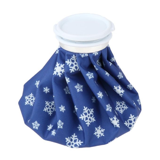 4 Pieces Blue Reusable Ice Bag Cold Hot Water Pack For Injuries 6 Inch