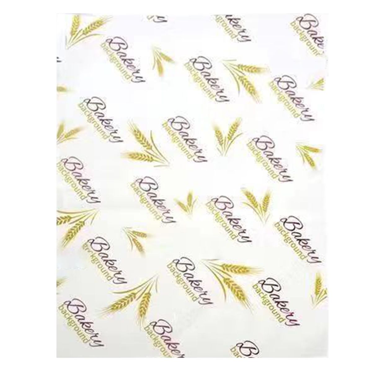 50Pcs Food Basket Liner Barley Print Tray Liner F