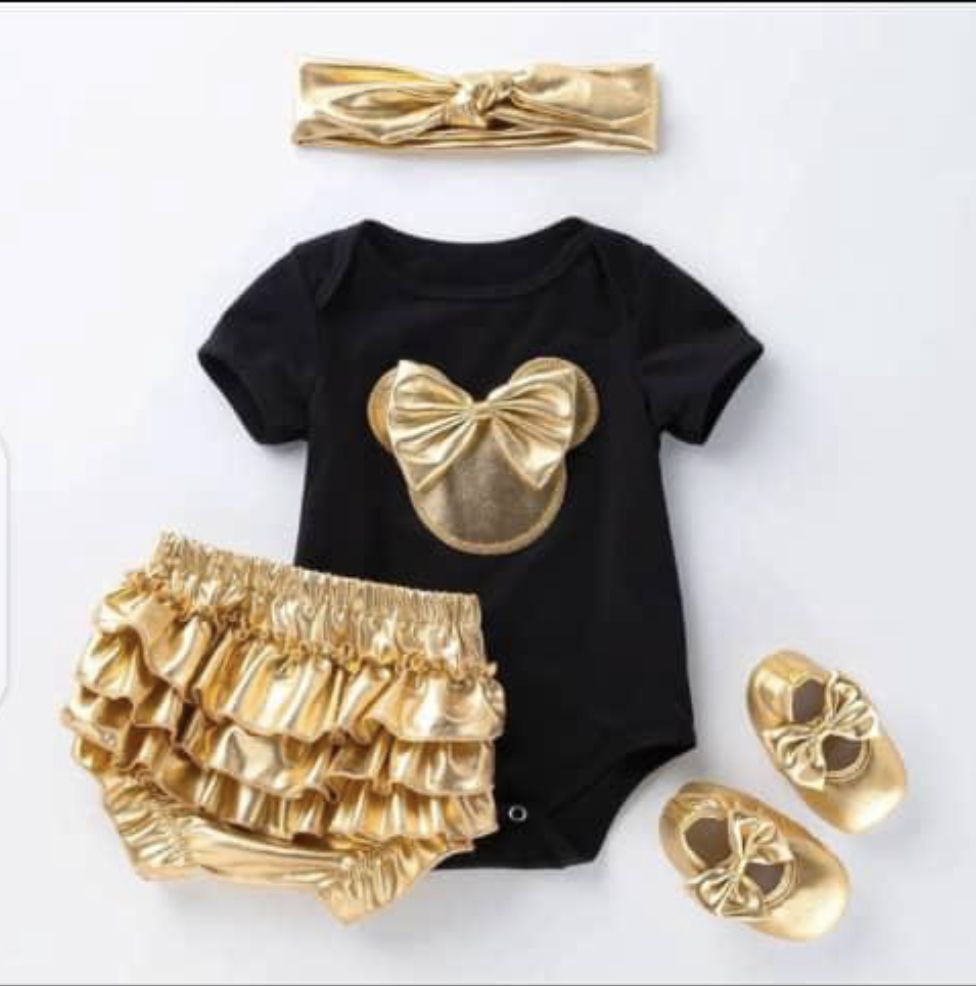 BODYSUIT FOR BABY GIRL CLOTHES+HEADBAND