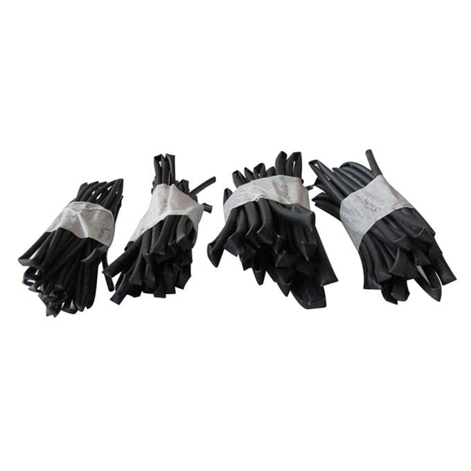 4pcs Heat Shrink Tubing Tubes Sets 3mm 4mm 5mm 6mm Diameter 1 M Black