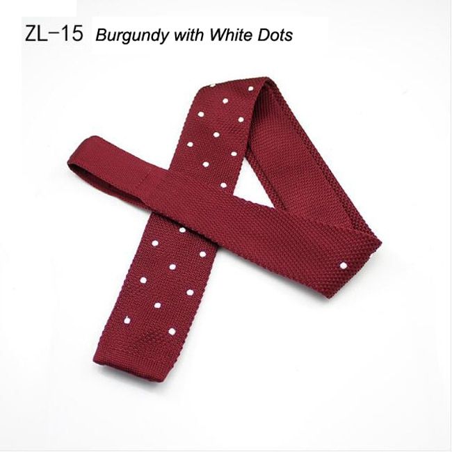 Knitting Tie High Quality Woven Knitted Necktie Navy Blue