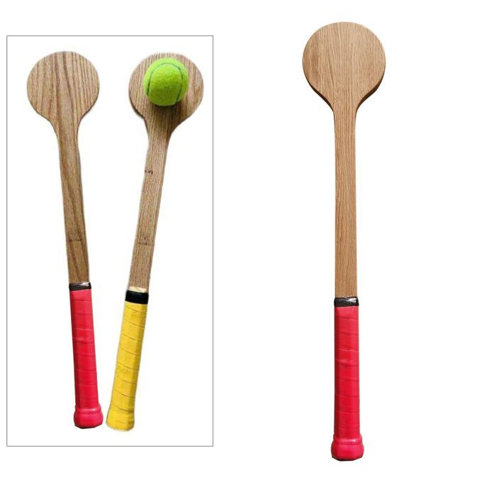 2xcurrent Wooden Tennis Sweet Spot Trainer Practical Tennis Racket