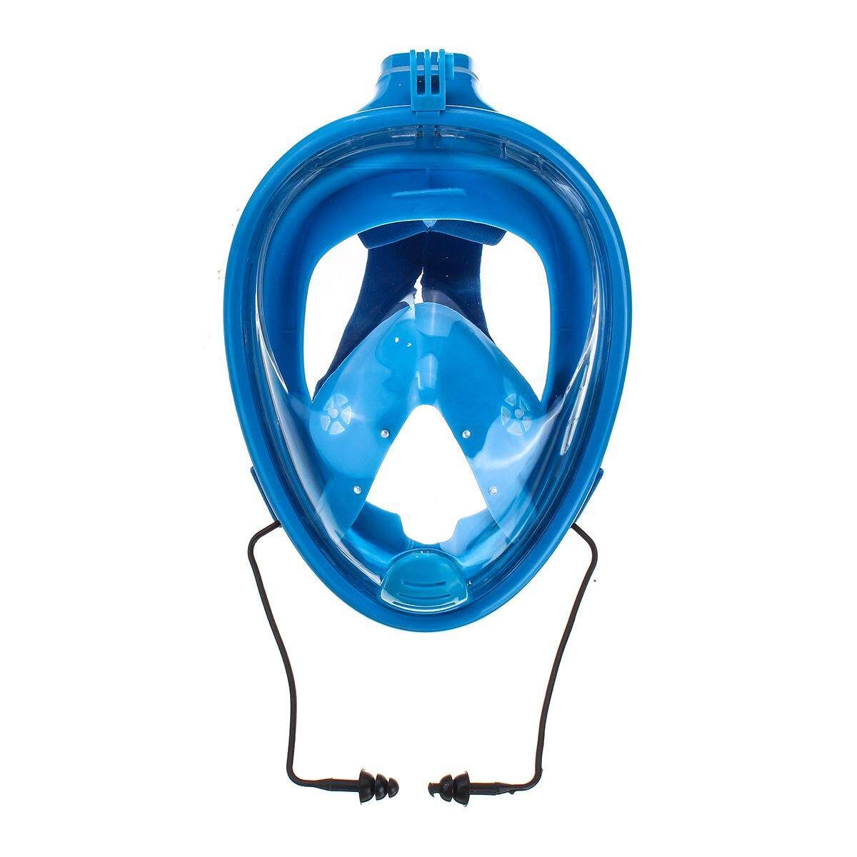 2019 New Underwater Scuba Anti Fog Full Face Diving Snorkeling Set Respiratory Masks Safe And Waterproof S/M & L/XL Blue L / XL