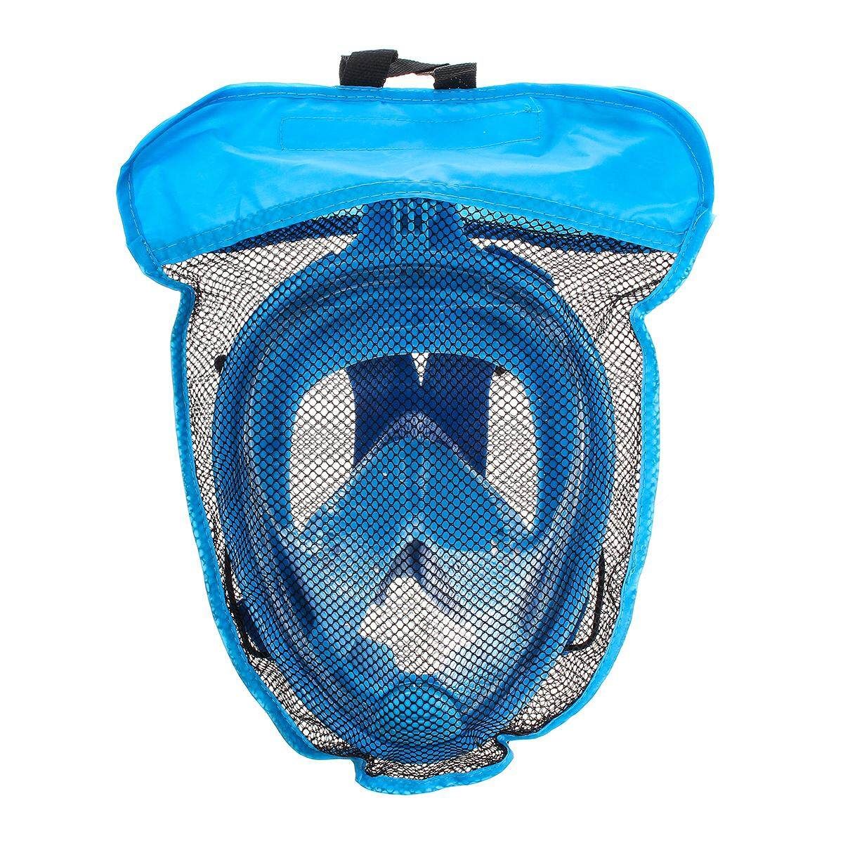 2019 New Underwater Scuba Anti Fog Full Face Diving Snorkeling Set Respiratory Masks Safe And Waterproof S/M & L/XL Blue L / XL
