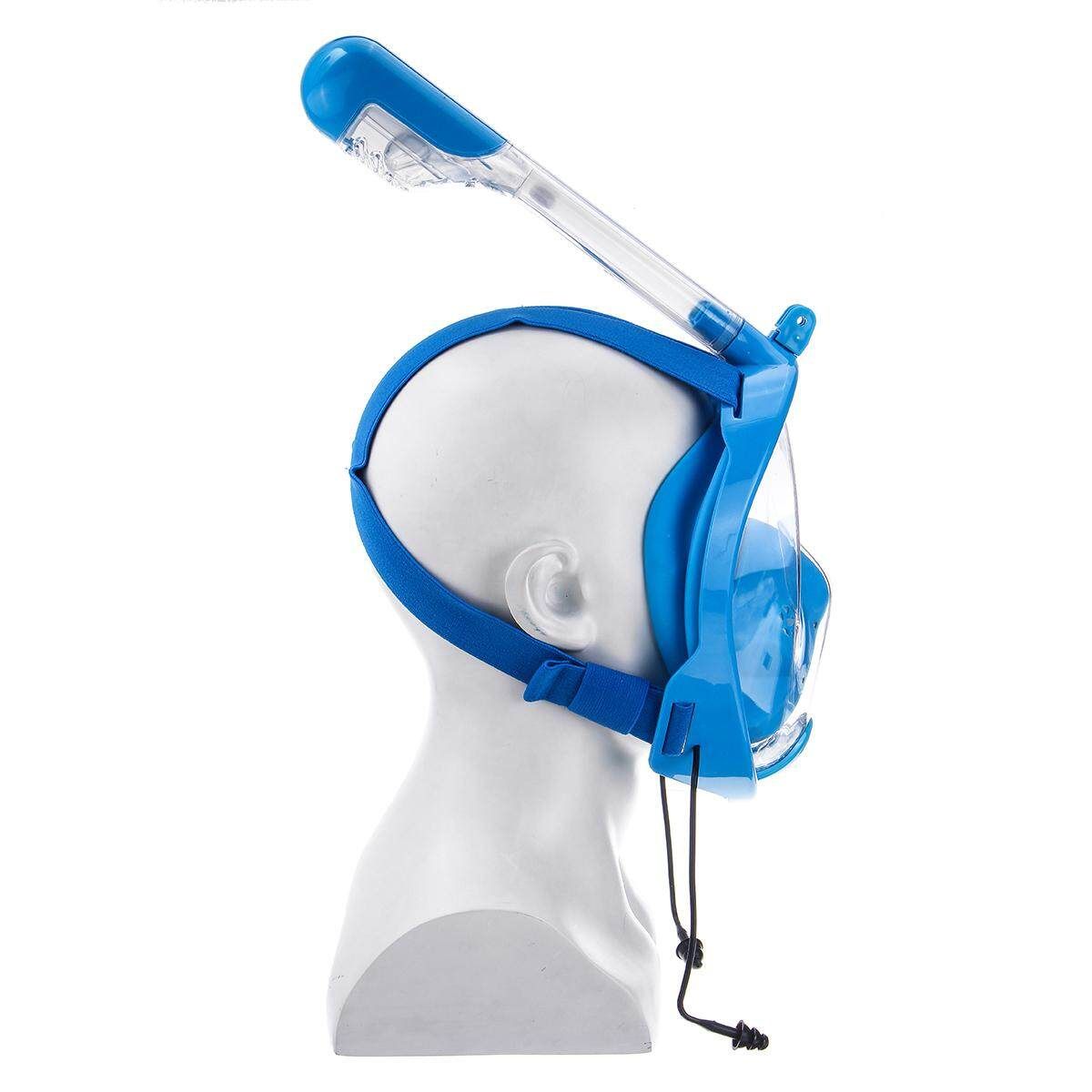 2019 New Underwater Scuba Anti Fog Full Face Diving Snorkeling Set Respiratory Masks Safe And Waterproof S/M & L/XL Blue L / XL