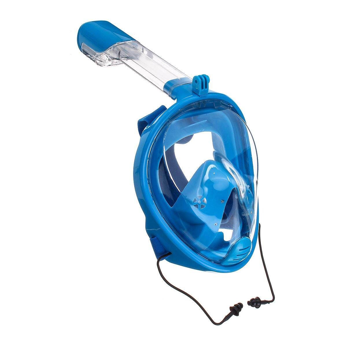 2019 New Underwater Scuba Anti Fog Full Face Diving Snorkeling Set Respiratory Masks Safe And Waterproof S/M & L/XL Blue L / XL