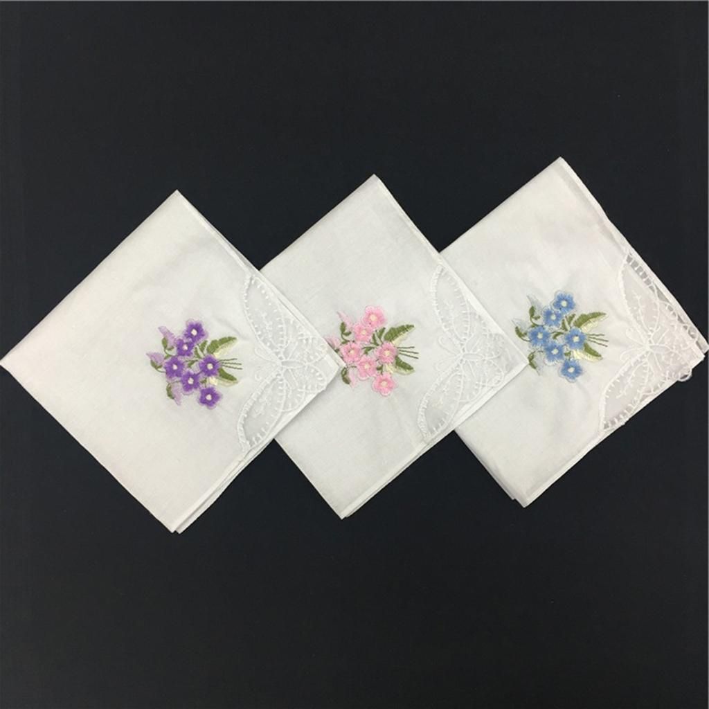 2x 12x   Ladies Embroidered With