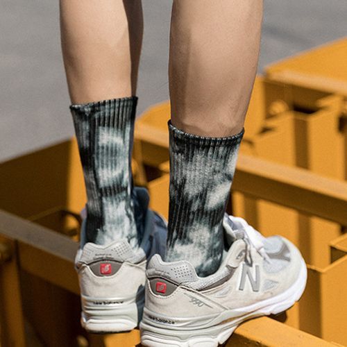 Women Men's High-Tube Socks,Basketball Hip-Hop Sports Long Socks (5 Pairs)