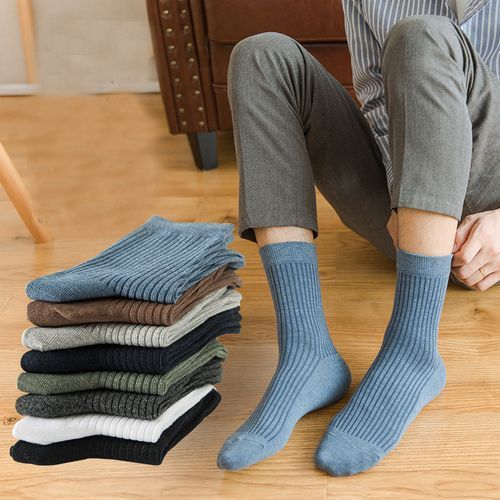 Men Autumn Winter Socks,Casual Business Cotton Sock 8 Pairs