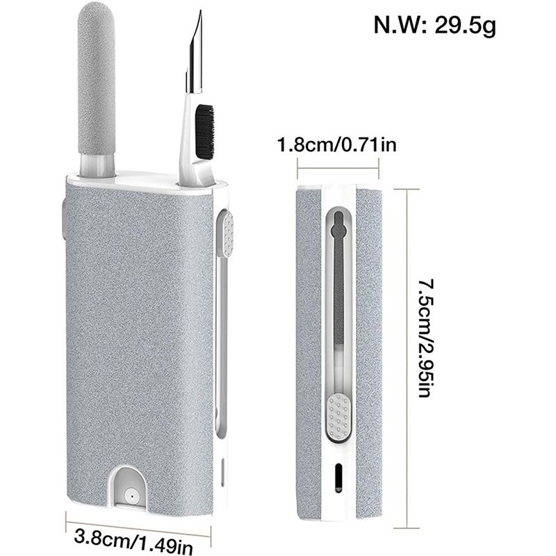 5 in 1 Earphone Cleaner Brush Kit Camera Phone Tablet Laptop TV Screen Cleaning Tools Headset Cleaning Pen