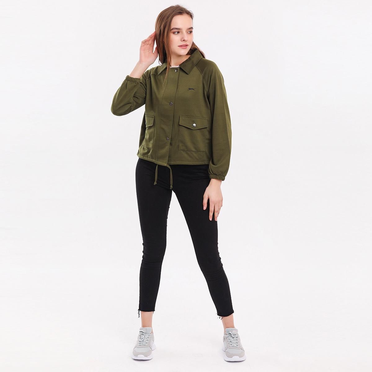 MIYU Womens Sweatshirt - Khaki