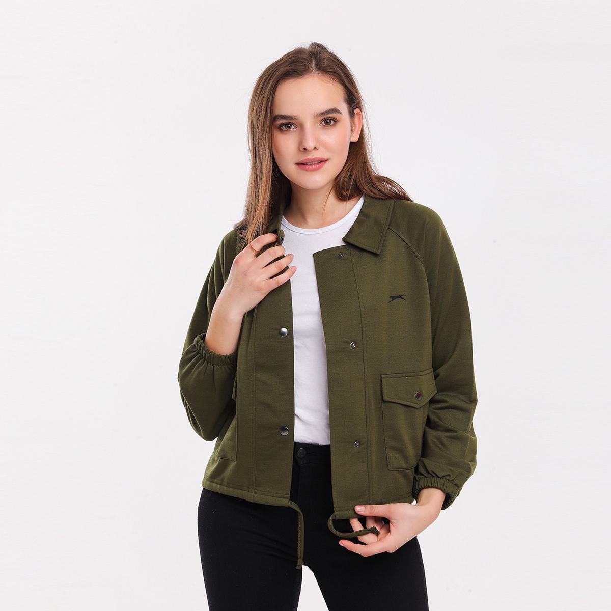 MIYU Womens Sweatshirt - Khaki
