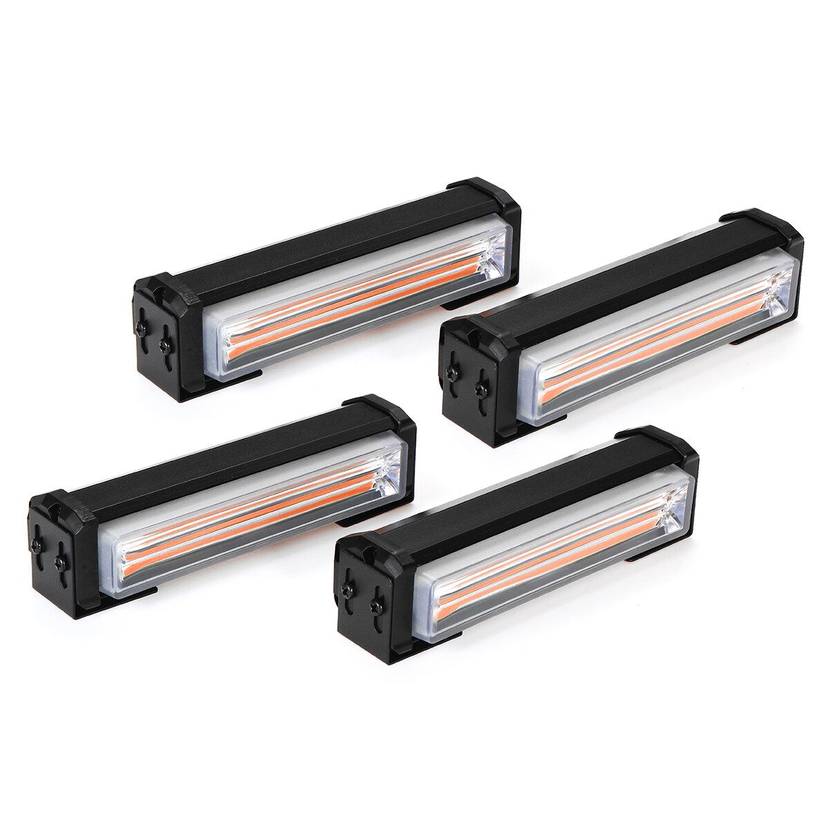 4PCS 36W LED Strobe Warning Light Flashing Breakdown Emergency Light Car Truck SUV Side Lamp Traffic Signal Light Blue