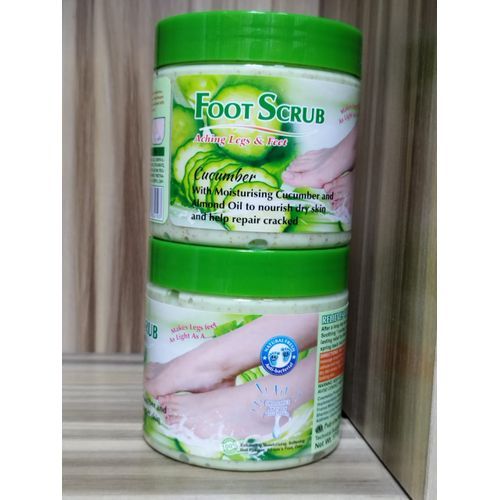 Foot Scrub Repair Feet Crack With Cucumber And Almond Oil For Aching Leg And Foot