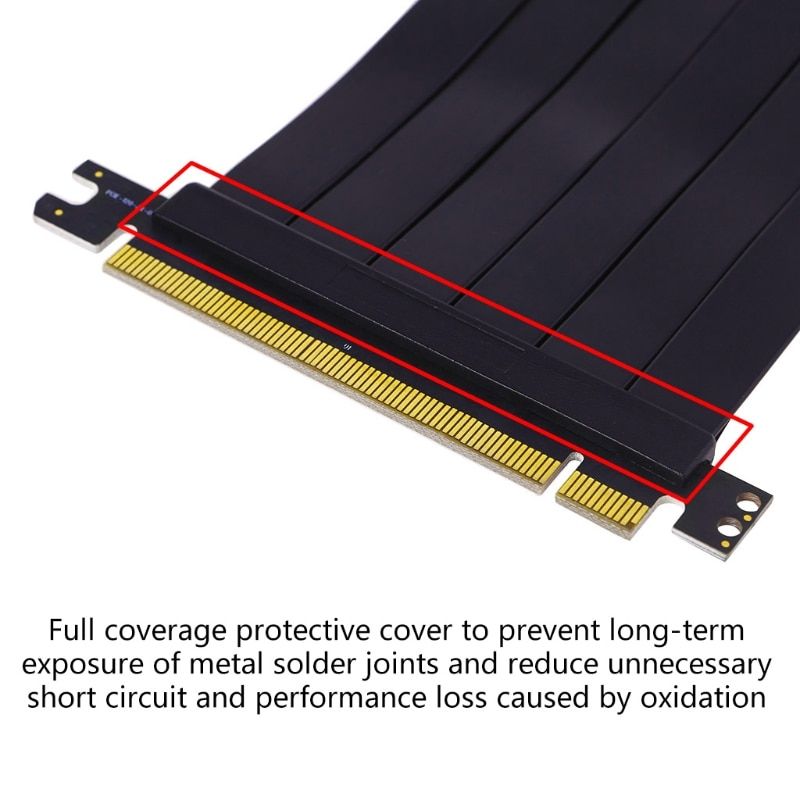 7 Size Full Speed 3.0 PCIE X16 Riser Cable Graphics Card Extension Cable PCI Express Riser Shielded Extender For GPU Vertical