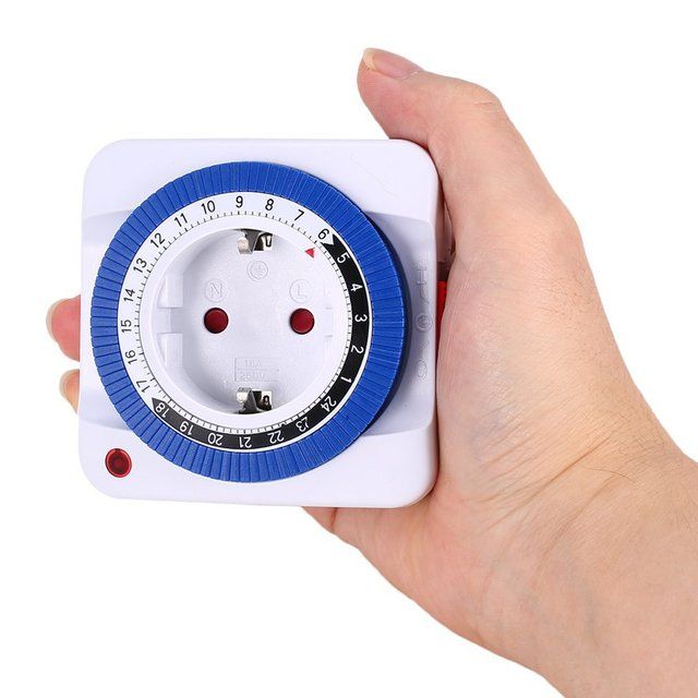 Eu Plug Smart Timer Switch Socket 24 Hours Mechanical Power