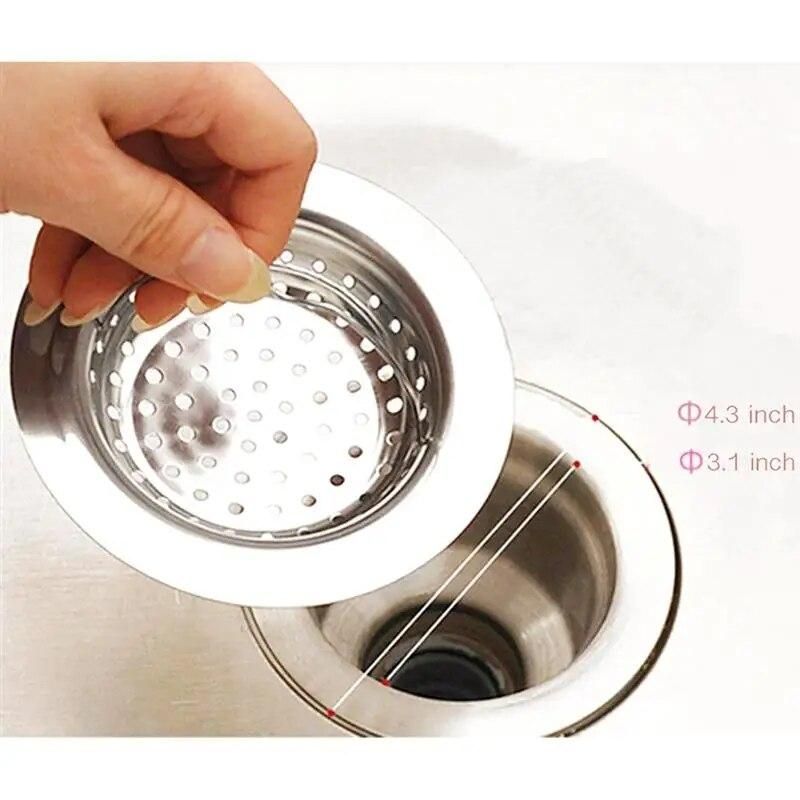 2pcs Drain Hair Catcher Stopper Laundry Bathtub Shower Drain Hole Filter Trap cocina Sink Strainer Bathroom Kitchen Accessories