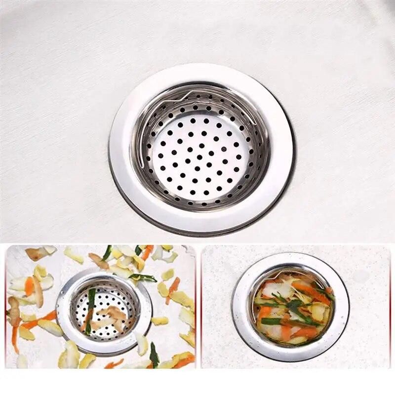 2pcs Drain Hair Catcher Stopper Laundry Bathtub Shower Drain Hole Filter Trap cocina Sink Strainer Bathroom Kitchen Accessories