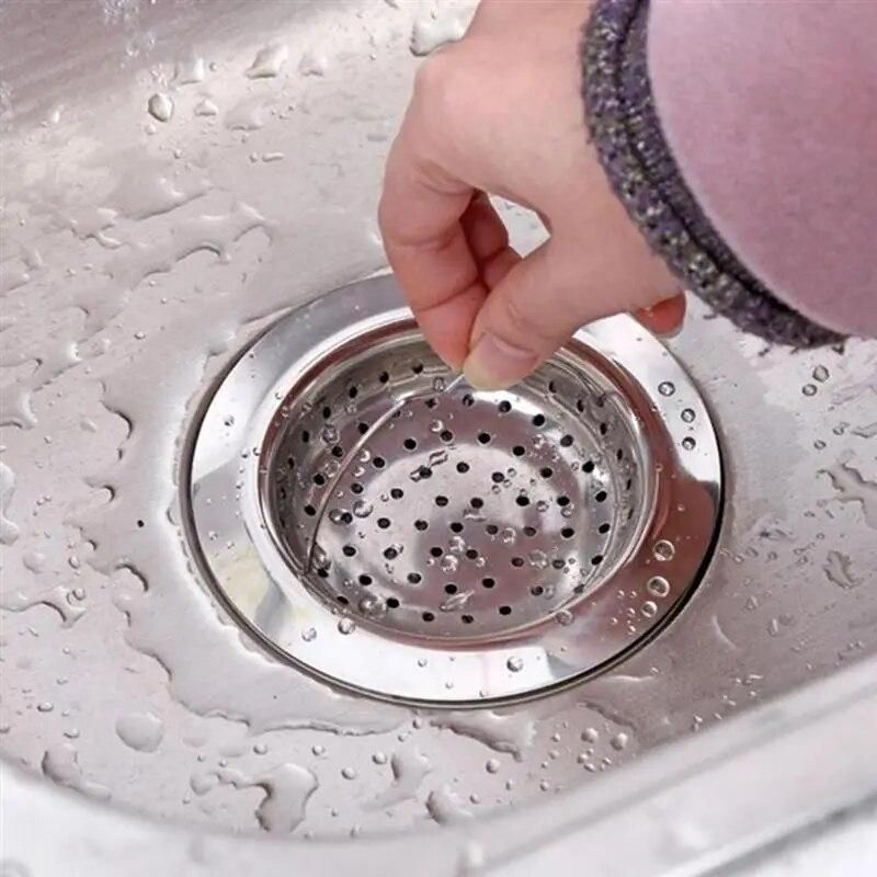 2pcs Drain Hair Catcher Stopper Laundry Bathtub Shower Drain Hole Filter Trap cocina Sink Strainer Bathroom Kitchen Accessories