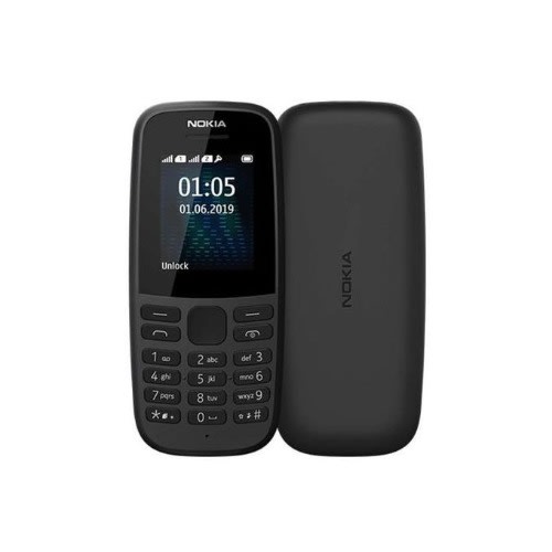 105 Dual Sim - Fm Radio - Torch - 800mah - Black