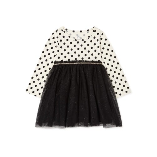 Toddler Girls Long Sleeve Tutu Dress
