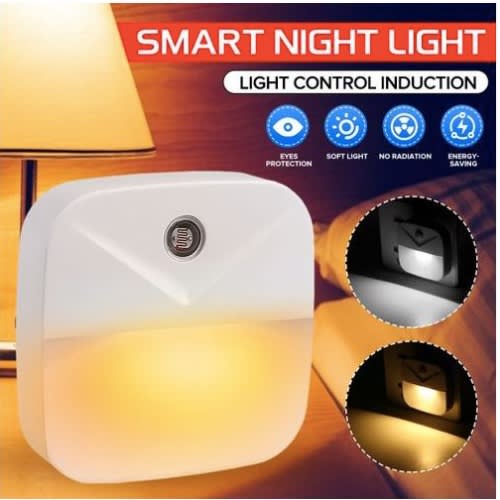 Mini Led Night Plug-in Wall Lighting Sensor Control