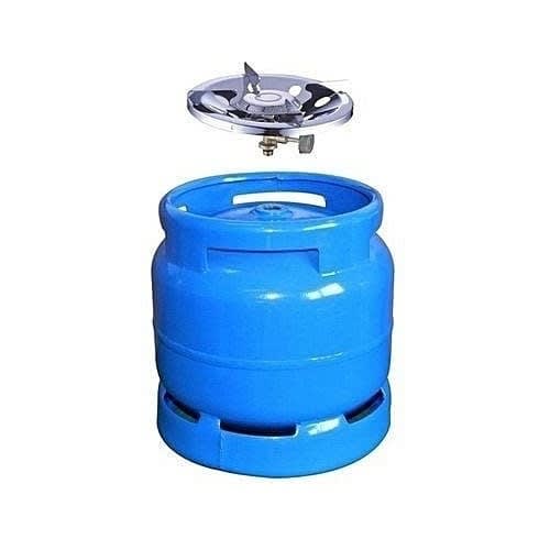 Gas Cylinder Stove With Stainless Burner - 3kg - Blue