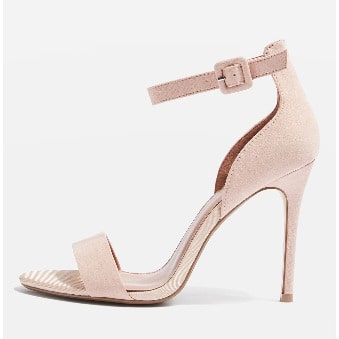 Morgan Ankle Strap Sandals - Nude