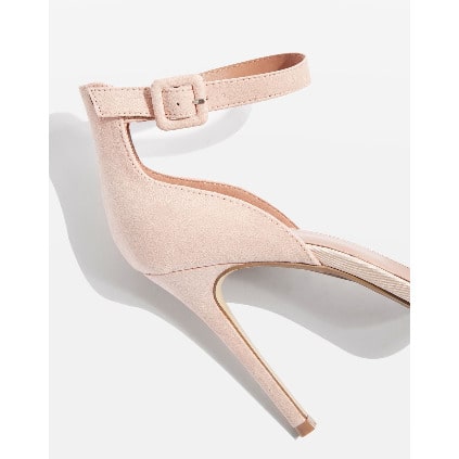 Morgan Ankle Strap Sandals - Nude