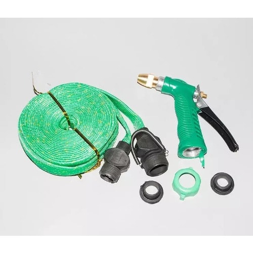 High Pressure Car Garden Watering Hose - Green