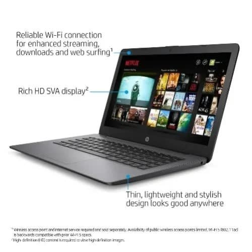Stream – 14-cb130ca -Intel® Celeron® N4000 1.1 Ghz  --4GB RAM-64 GB ROM-14"