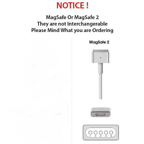 Macbook Air Retina Display-60W-Magsafe 2 Charger
