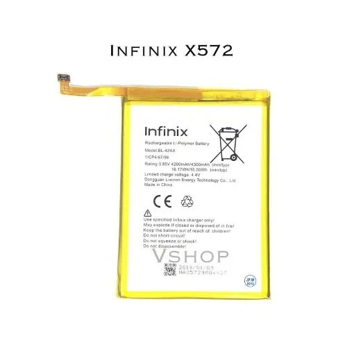 Replacement Battery Bl-42ax For Infinix Note 4 - X572