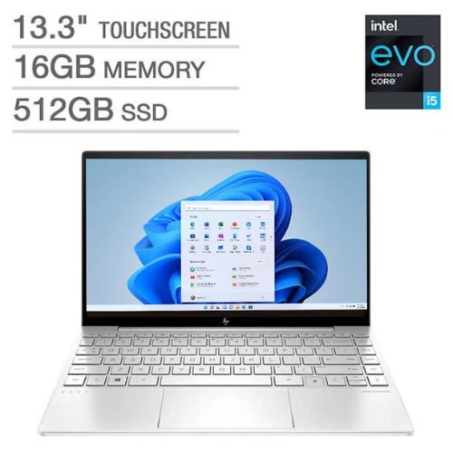 Envy 13- 11th Gen -Intel Core I5 -16GB RAM- 512GB SSD- Intel Iris Xe- Touch/backlit Fp Reader-Win 11