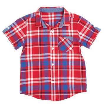 Toddler Red Check Shirt