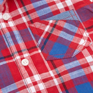 Toddler Red Check Shirt