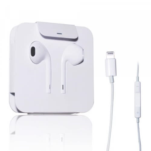 Earpiece With Lightening Connector - White