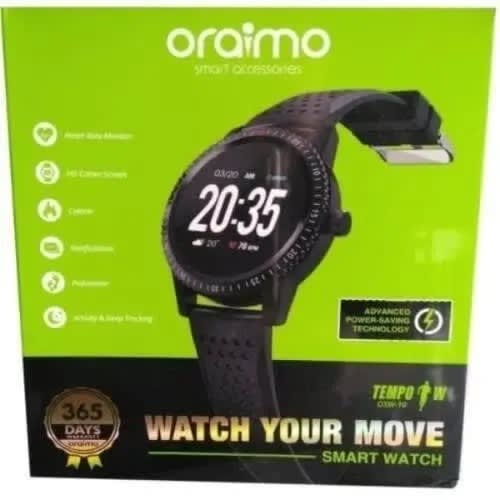 Oraimo Tempo W Smart Watch - Osw-10 - Water And Dust Resistant