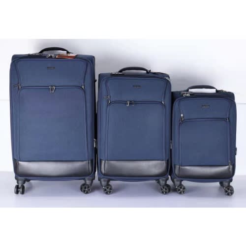 Waterproof Travel Trolley With USB Port -Blue