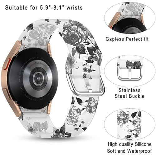 Urhthy Floral Bands For Samsung Galaxy Watch 4