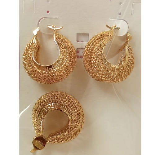 Ladies Earring And Pendant Set